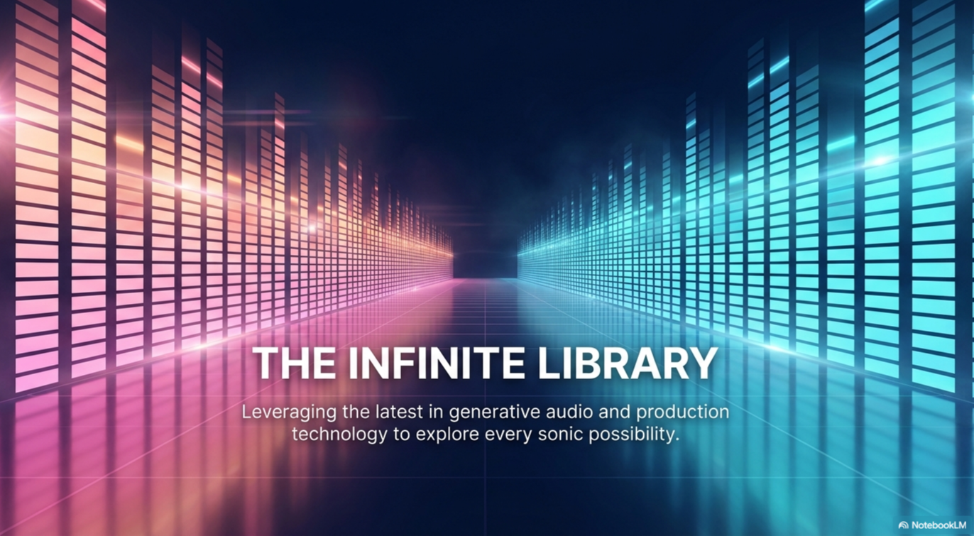 The Infinite Library — Leveraging the latest in generative audio and production technology to explore every sonic possibility
